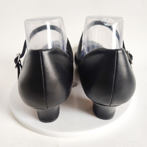 Stelle Dance Shoes Size 10 Mary Janes Low Block Heels Classic Comfortable Salsa - Picture 6 of 16